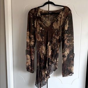 BEBE Asymmetric Tunic
